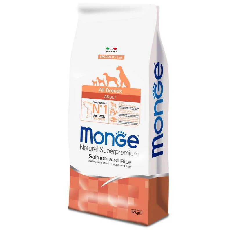 Monge All Breeds Adult Salmone e Riso | AlanDog