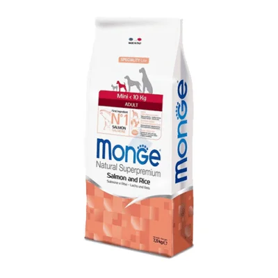 Monge Natural Superpremium Mini Adult Salmone e Riso | AlanDog