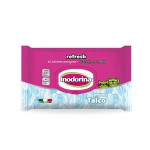 Inodorina Refresh 40 Salviette Igienizzanti Talco - Foto 1 | AlanDog