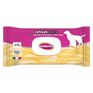 Inodorina Refresh Extra 40 salviette Gelsomino | AlanDog