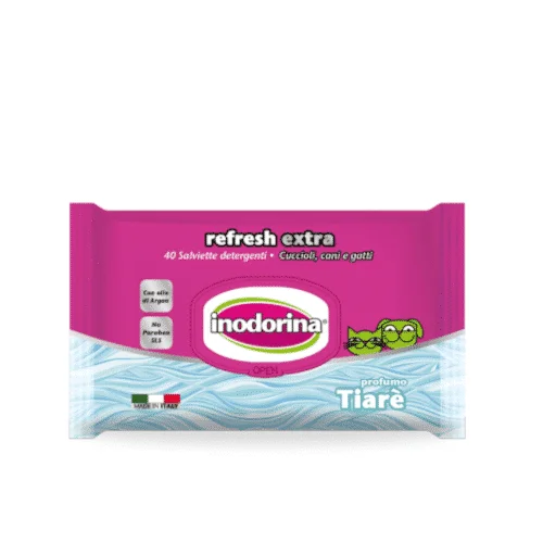 Inodorina Refresh Extra 40 salviette Tiarè - Foto 2 | AlanDog