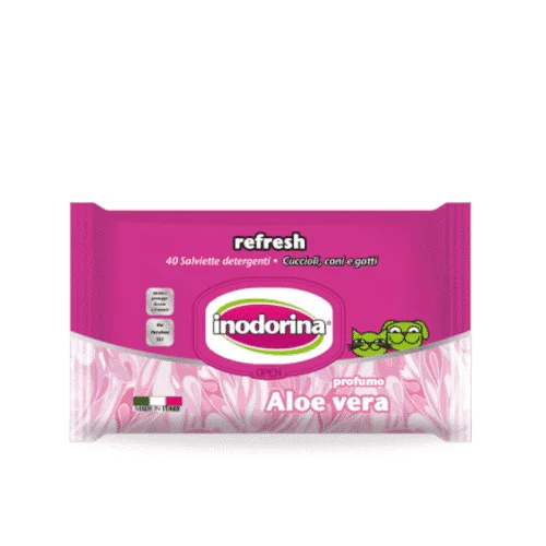 Inodorina Refresh 40 Salviette Igienizzanti Aloe Vera - Foto 1 | AlanDog
