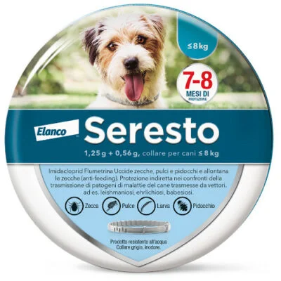 Seresto Collare Antiparassitario Cani minore di 8kg | AlanDog