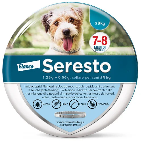 Seresto Collare Antiparassitario Cani minore di 8kg | AlanDog