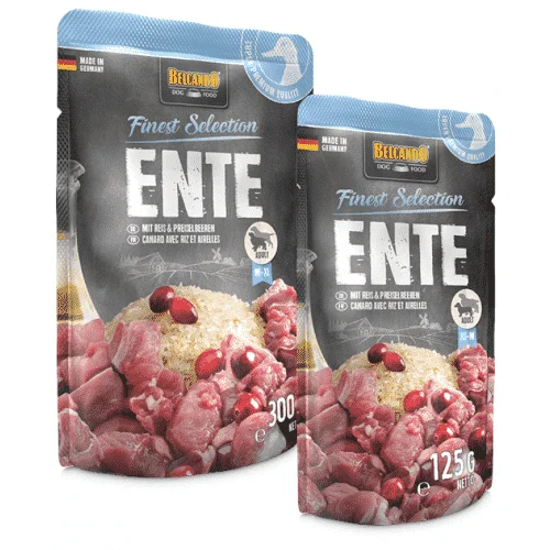 Belcando Anatra con Riso e Mirtilli Bustine 2 Belcando Anatra con Riso e Mirtilli Bustine - Belcando Dog Food | AlanDog