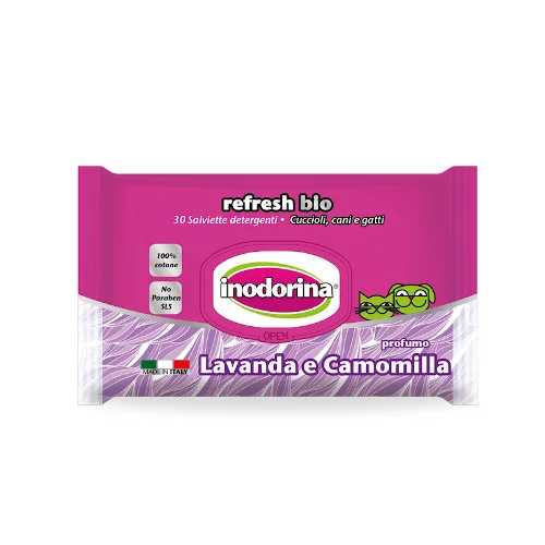 Inodorina Refresh Bio 30 Salviette Lavanda e Camomilla - Foto 1 | AlanDog