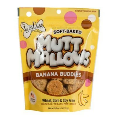 Mutt Mallows Banana Buddies – Biscotti alla Banana - Lazy Dog Cookies | AlanDog
