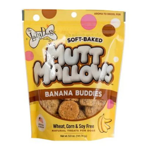 Mutt Mallows Banana Buddies - Biscotti alla Banana 1 Mutt Mallows Banana Buddies – Biscotti alla Banana - Lazy Dog Cookies | AlanDog