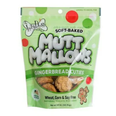 Mutt Mallows Gingerbread Cuties – Biscotti al Pan Di Zenzero - Lazy Dog Cookies | AlanDog