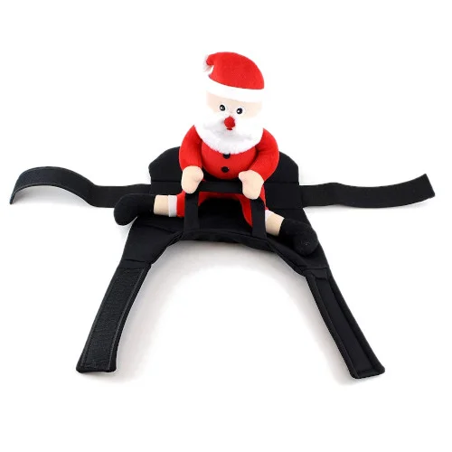 santa-claus-jockey-dog-costume-christmas-front Costume da Babbo Natale per Cani - MIDLEE - Foto 6 | AlanDog