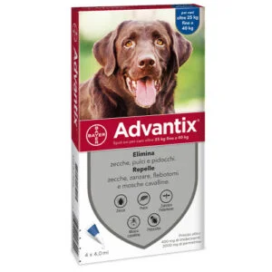 Advantix Antiparassitario per Cani da 25 a 40Kg - 4 Pipette 3 Advantix Antiparassitario per Cani da 25 a 40Kg – 4 Pipette | AlanDog
