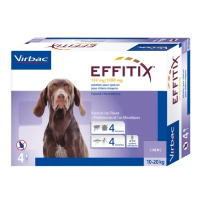 Effitix antipulci e zecche Medium 10-20 kg - Virbac | AlanDog