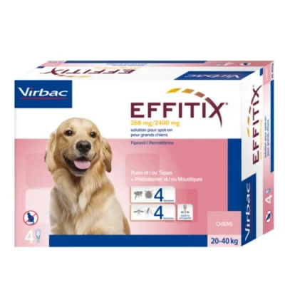 Effitix antipulci e zecche Large 20-40 kg - Virbac | AlanDog
