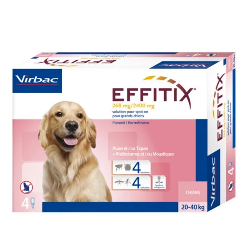 Effitix antipulci e zecche Large 20-40 kg - Virbac | AlanDog