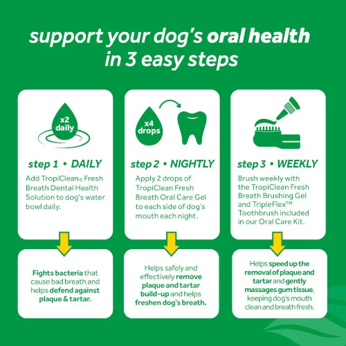 TropiClean Kit Igiene Orale Large Dog - Foto 4 | AlanDog