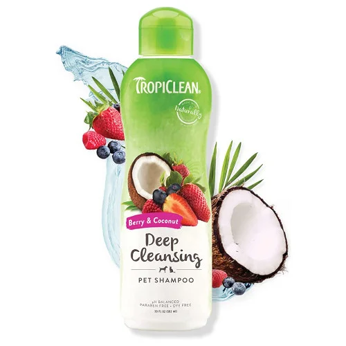 tropiclean-shampoo-purificante-355-ml-11 TropiClean Shampoo Purificante ai Frutti Rossi e Cocco - Foto 11 | AlanDog
