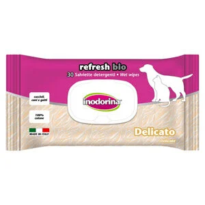 Inodorina Refresh Bio 30 Salviette Delicato | AlanDog