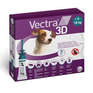 Antiparassitario Vectra 3D Cani da 4kg-10kg 3 Pipette | AlanDog