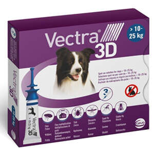 Antiparassitario Vectra 3D Cani da 10kg-25kg 3 Pipette | AlanDog