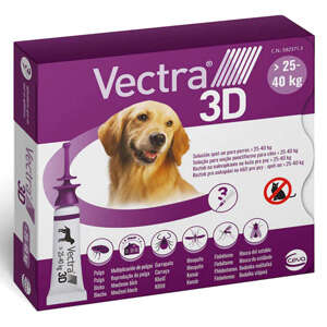 Antiparassitario Vectra 3D Cani da 25kg-40kg 3 Pipette | AlanDog