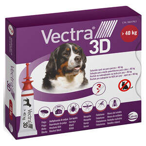 Antiparassitario Vectra 3D Cani da oltre 40kg 3 Pipette | AlanDog