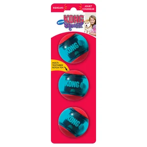 Kong Cane Action Squeezz Ball Rossa