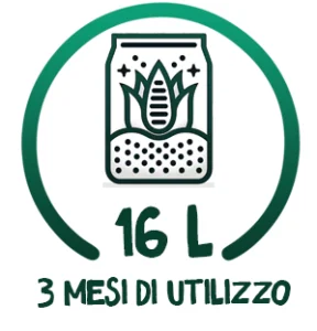 PiùVerde Lettiera Vegetale per Gatti 16 L