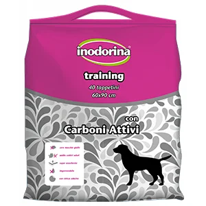 Inodorina Tappetini Igienici Carboni Attivi 40 pezzi 60×90 | AlanDog