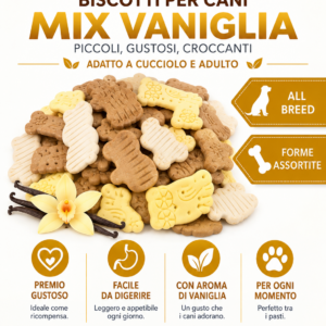 PiùCane Biscotti Mix Vaniglia sfusi - immagine alternativa