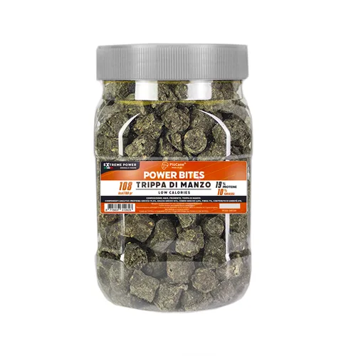 PiùCane Extreme Power Protein Bites Trippa di Manzo - Extreme Power Energia e Vigore | AlanDog