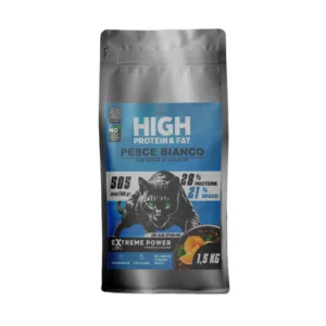 PiùGatto Extreme Power Pesce Bianco con Polpa d’Arancia Gatto Crocchette 1,5kg - Extreme Power Energia e Vigore | AlanDog