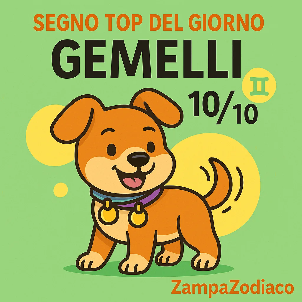 ZampaZodiaco Oroscopo Cane 12 Settembre 2025 – Gemelli al Top! 2 ChatGPT Image 12 set 2025 10 43 52 3