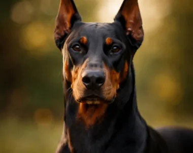Dobermann ritratto di razza